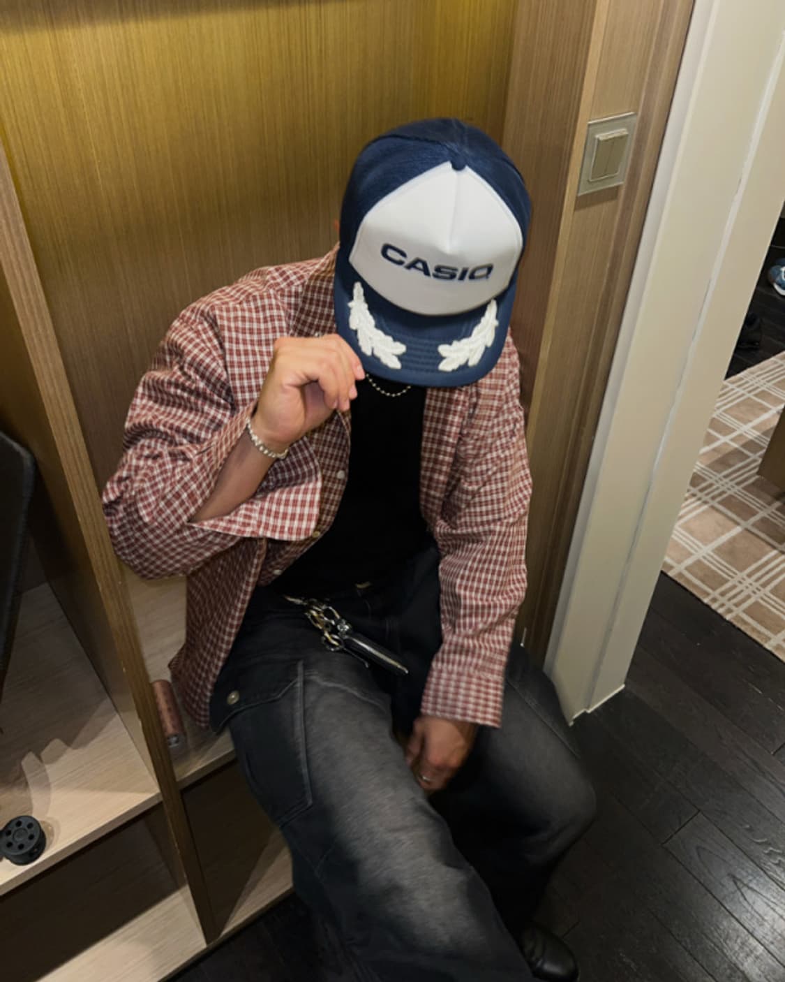 레드 체크 셔츠 상품이미지3