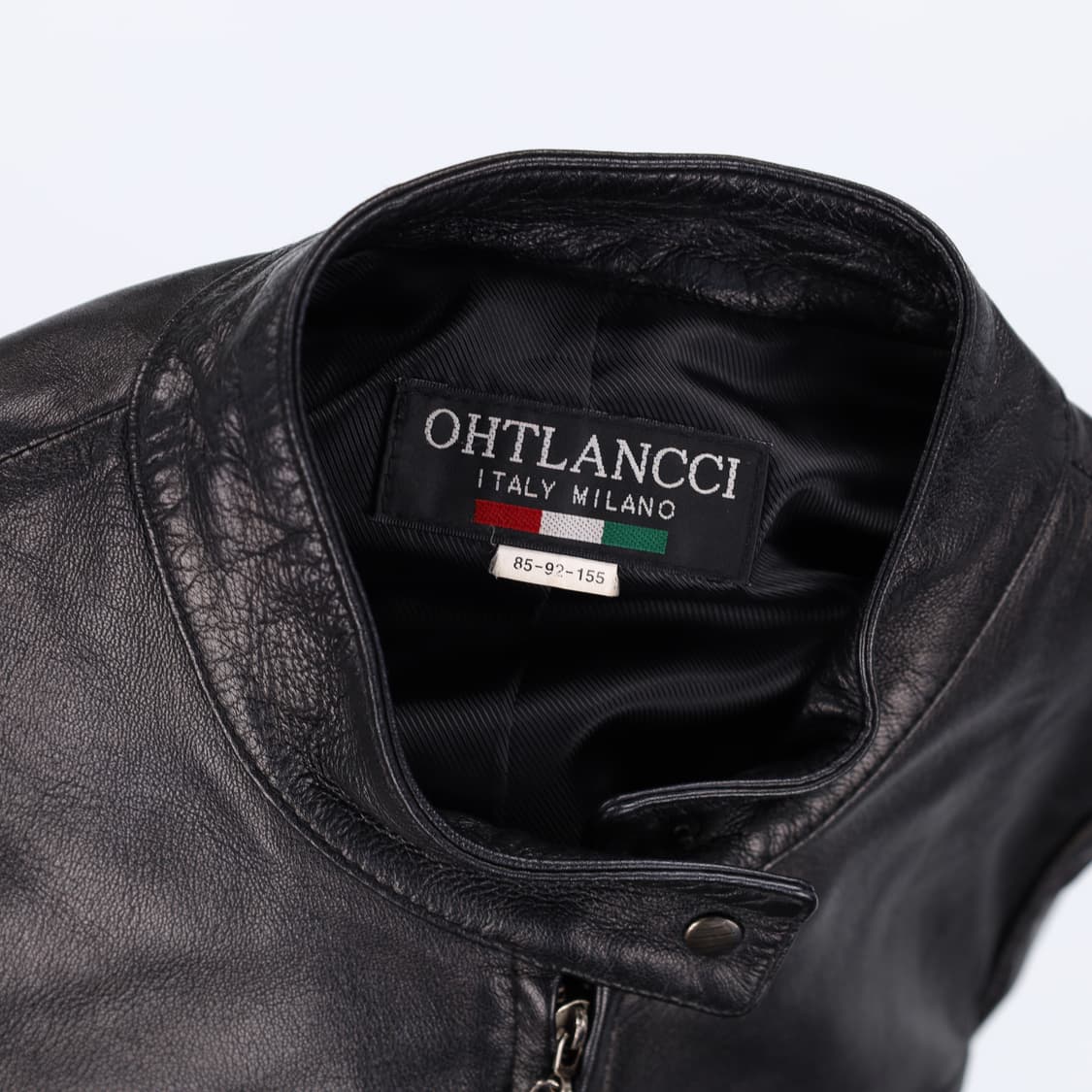 [55] 란찌 여성 빈티지 양가죽 싱글 라이더 자켓 블랙 3809 상품이미지5