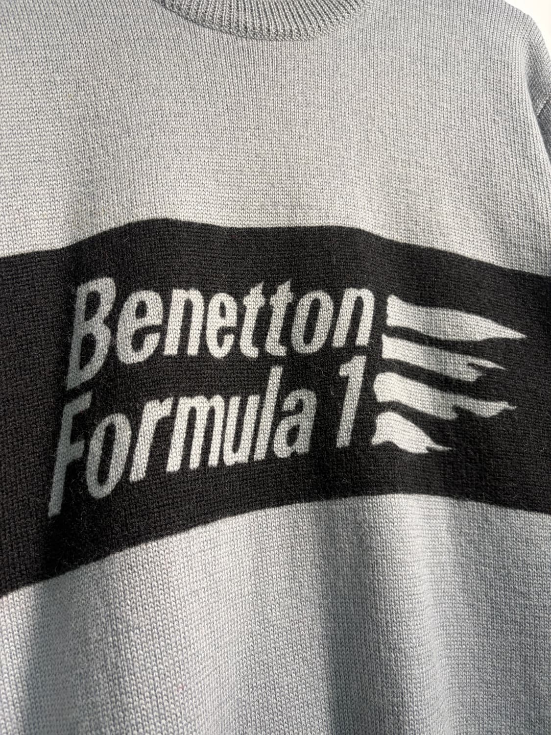 [M] Benetton & F1 베네통 울 100% 니트 상품이미지10