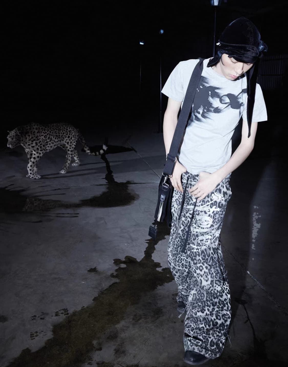 Feral Skull Leopard Wide Pants 상품이미지4