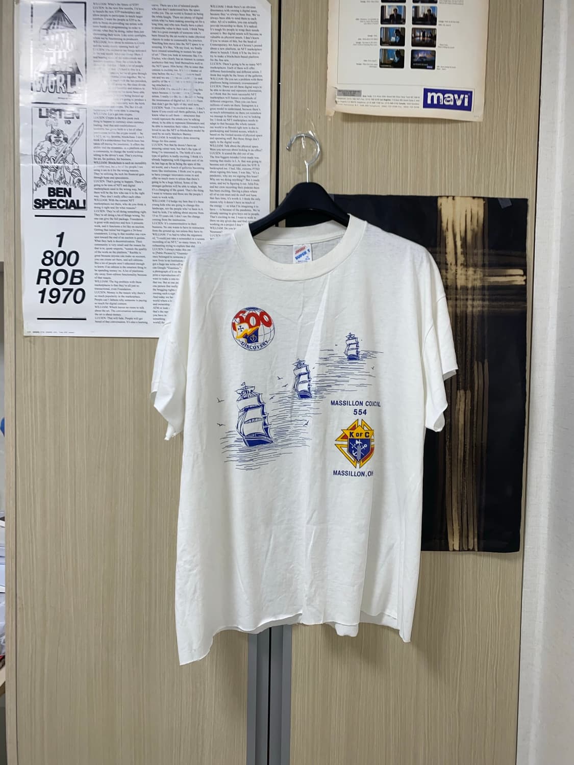 빈티지 슬럽 티셔츠 상품이미지1