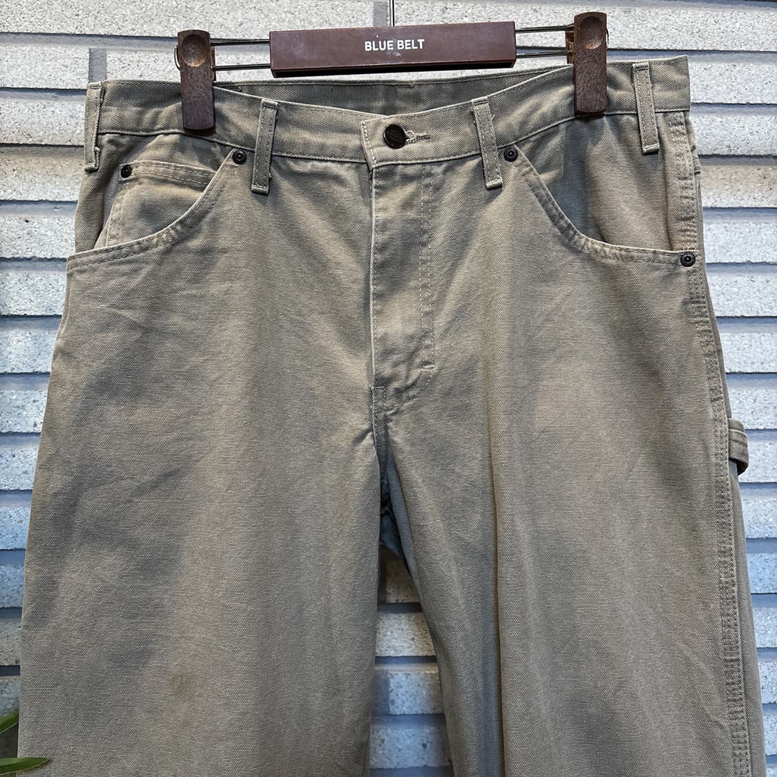 디키즈 헤비게이지 워크 카펜터팬츠 페이드 디테일 샌드 상품이미지4