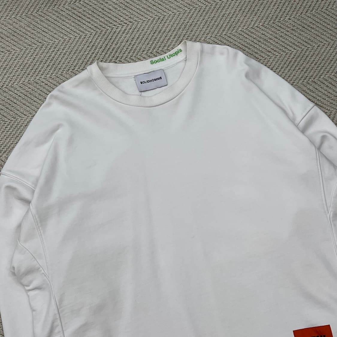 솔리드옴므 백프린팅 스웻셔츠 r2324 상품이미지3