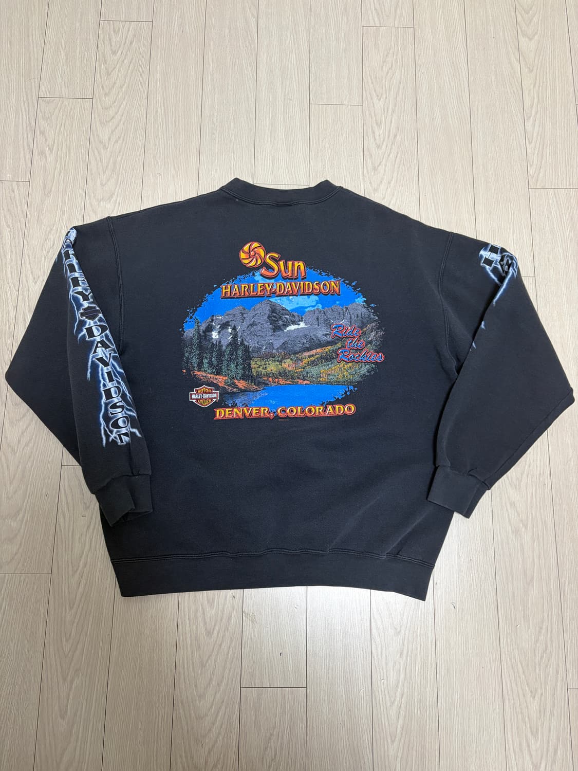 할리데이비슨 라이트닝 스웻셔츠 상품이미지6