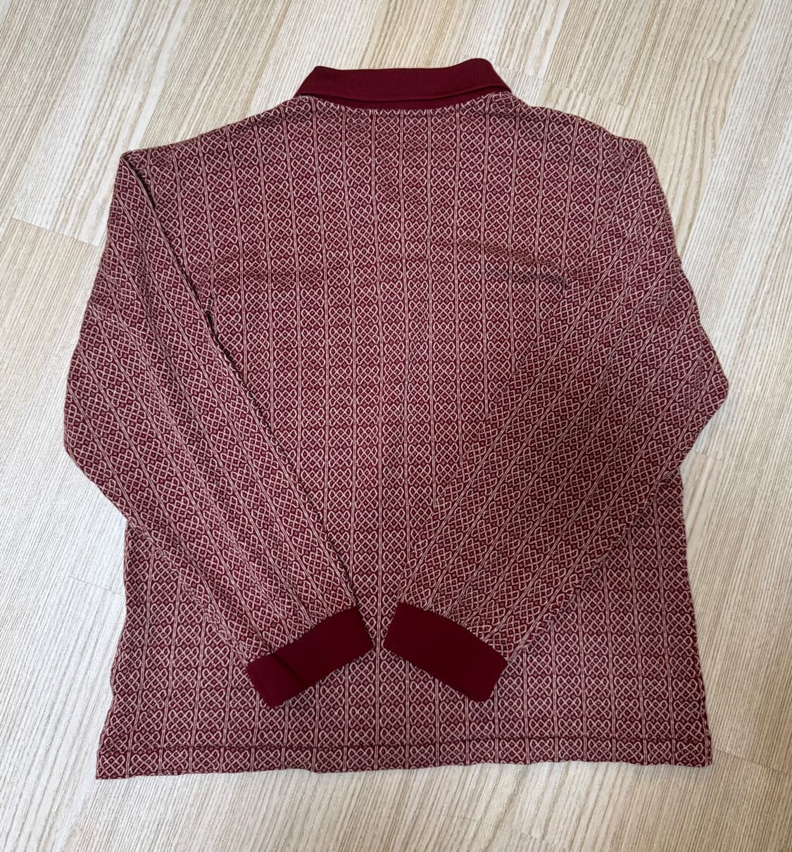 YSL 입생로랑 빈티지 레드 니트 상품이미지5