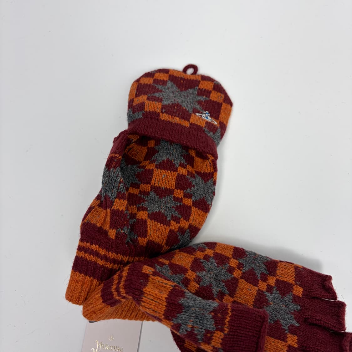 데드스탁 비비안웨스트우드 핑거리스 워머 장갑 상품이미지6