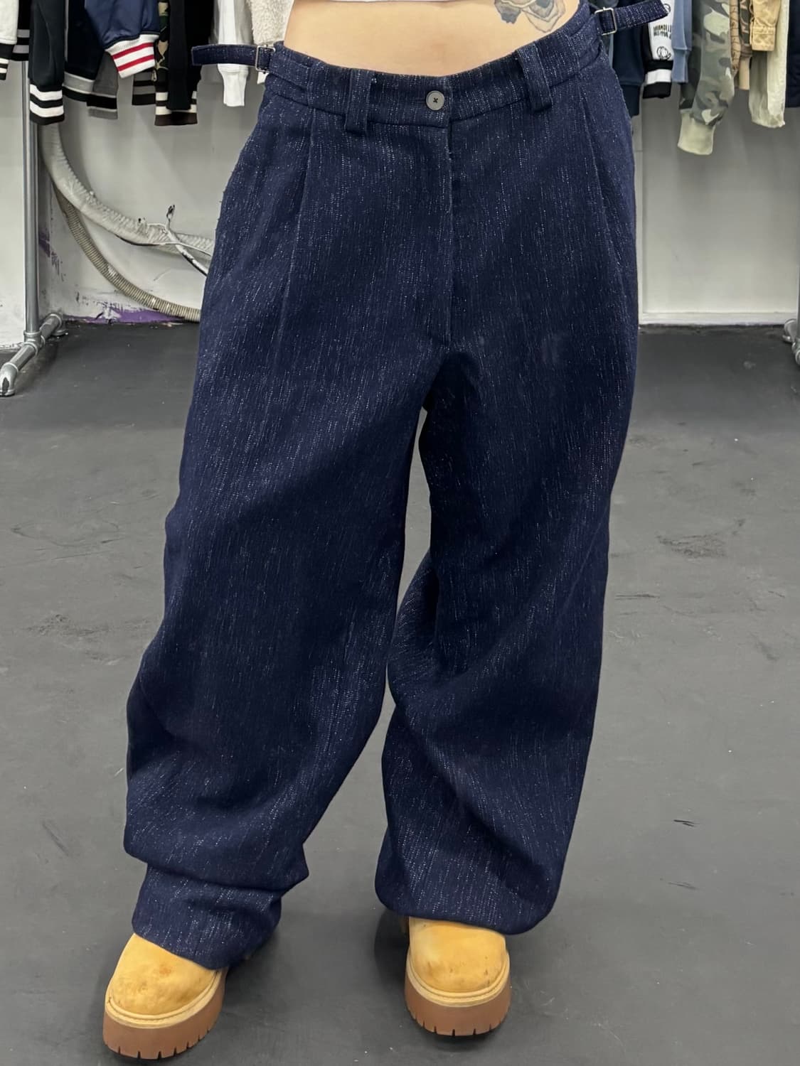 해칭룸 트위드 울 팬츠 상품이미지1