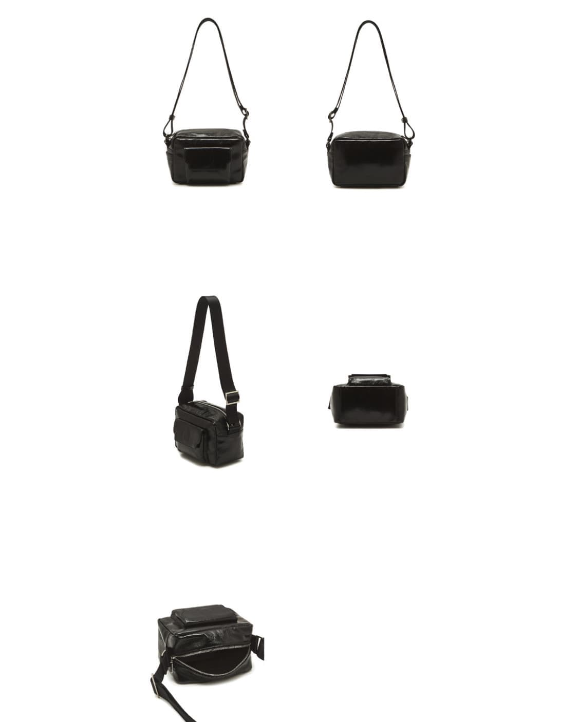 논시즌 바이 마지셔우드 버터 미디움 블랙 크로스백 상품이미지9