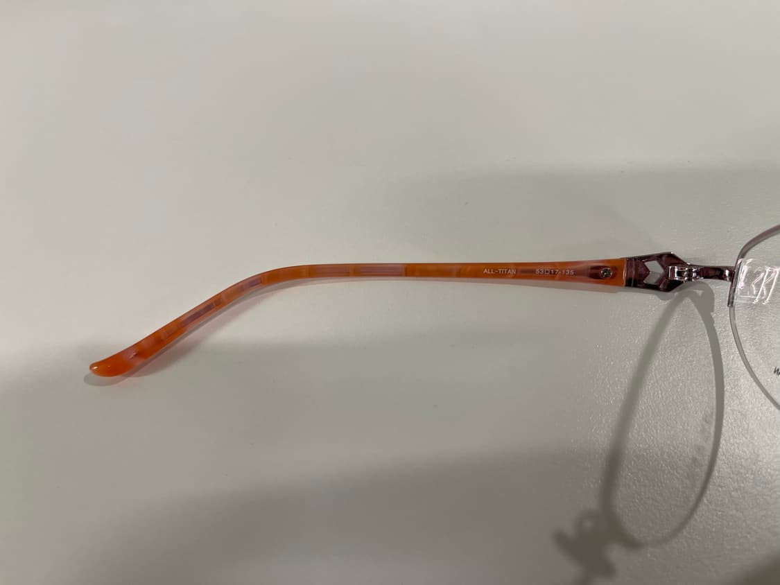 발스 VALSE 일본 티타늄 반무테 안경 빈티지 90s 6번 상품이미지6