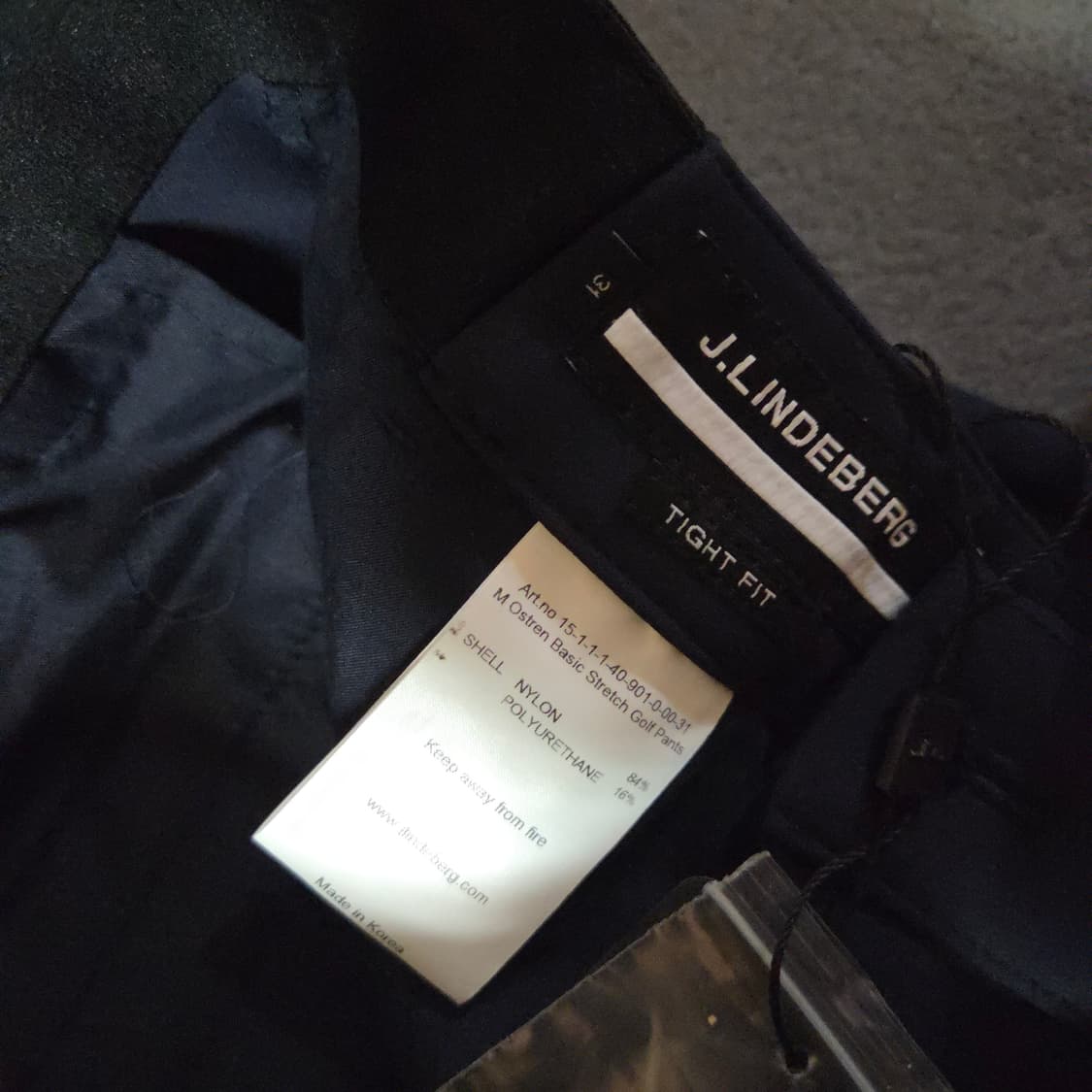 제이린드버그 오스트렌 베이직 스트레치 골프 팬츠 31 네이비 상품이미지3