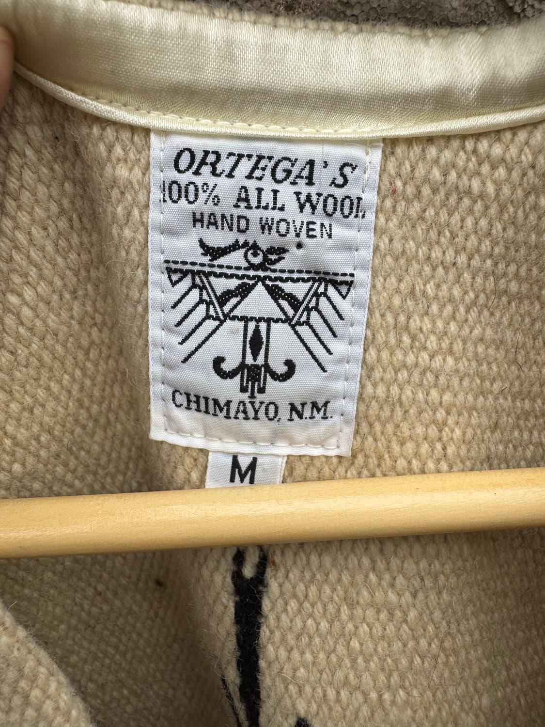 오르테가 핸드 우븐 울 네이티브 아메리칸 웨스턴 치마요 베스트 조끼 상품이미지7