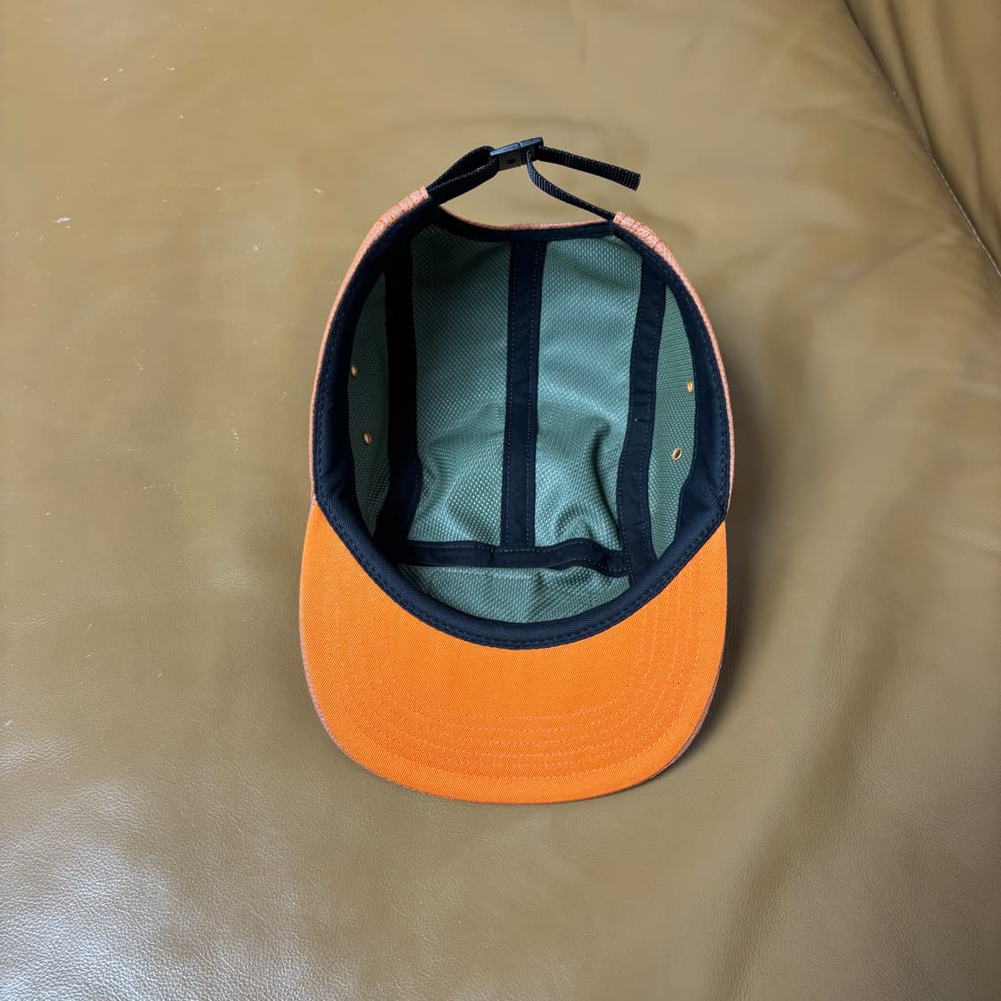 슈프림 캠프캡 모자 박스로고 오렌지 상품이미지6