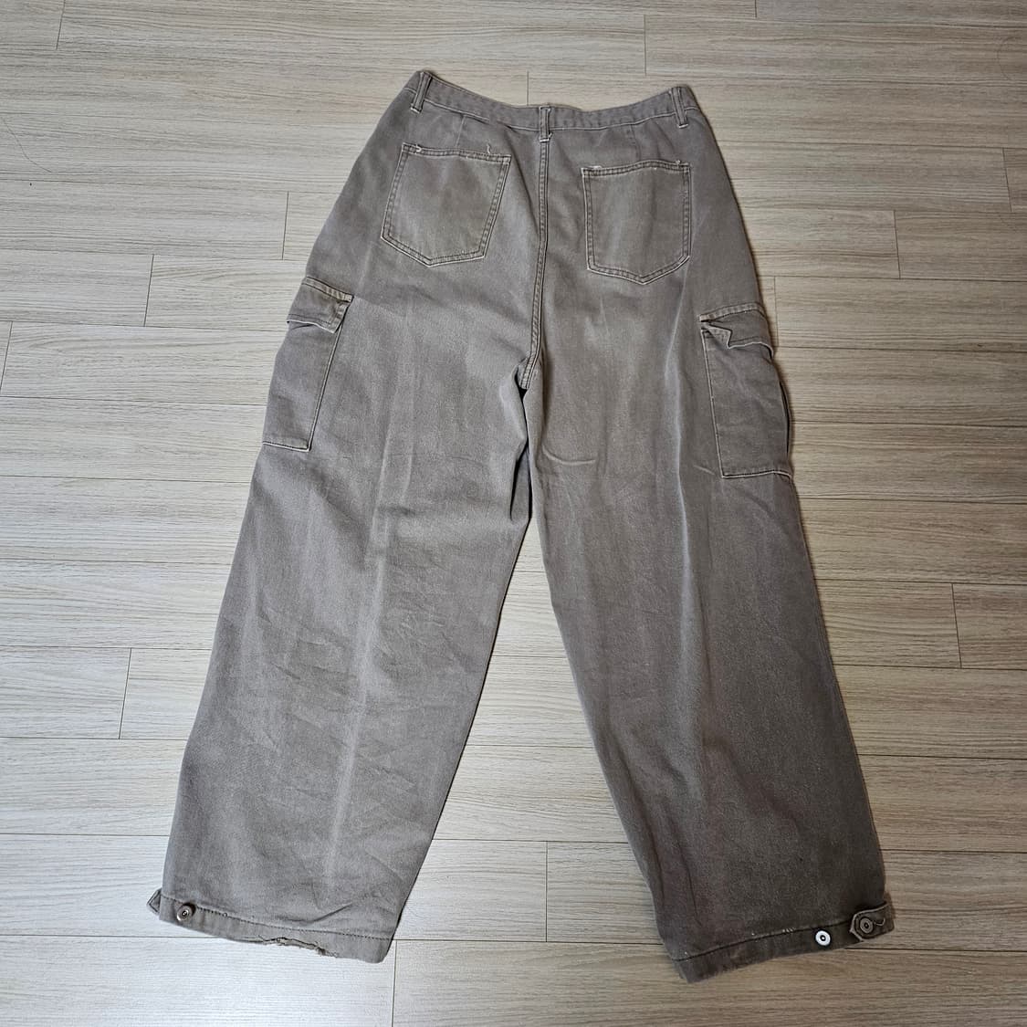 베이지 카고바지 와이드팬츠 상품이미지2