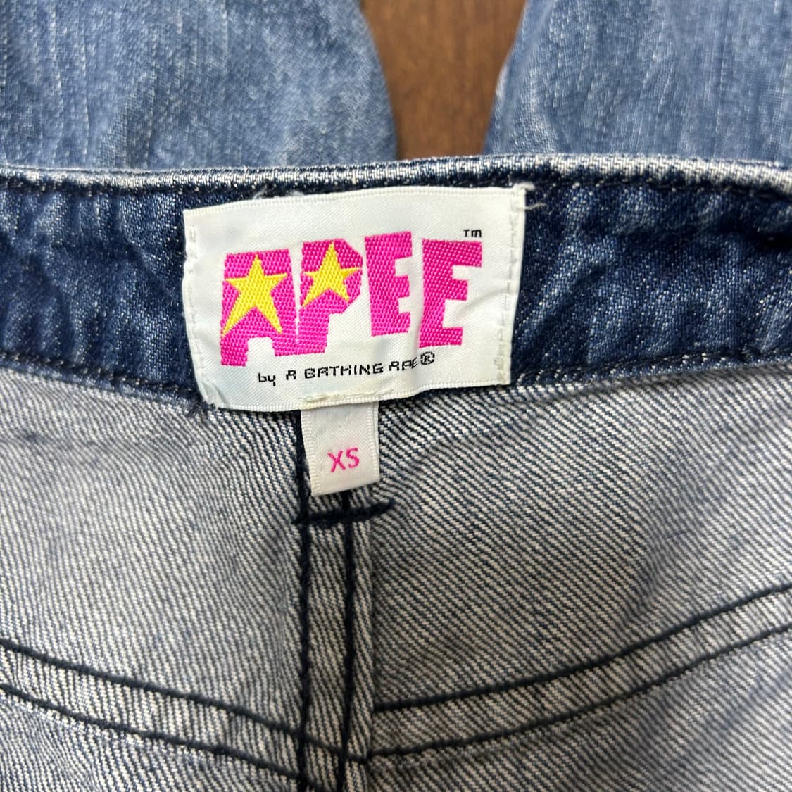 에이프 (베이프) 우먼 데님 카고 팬츠 상품이미지6