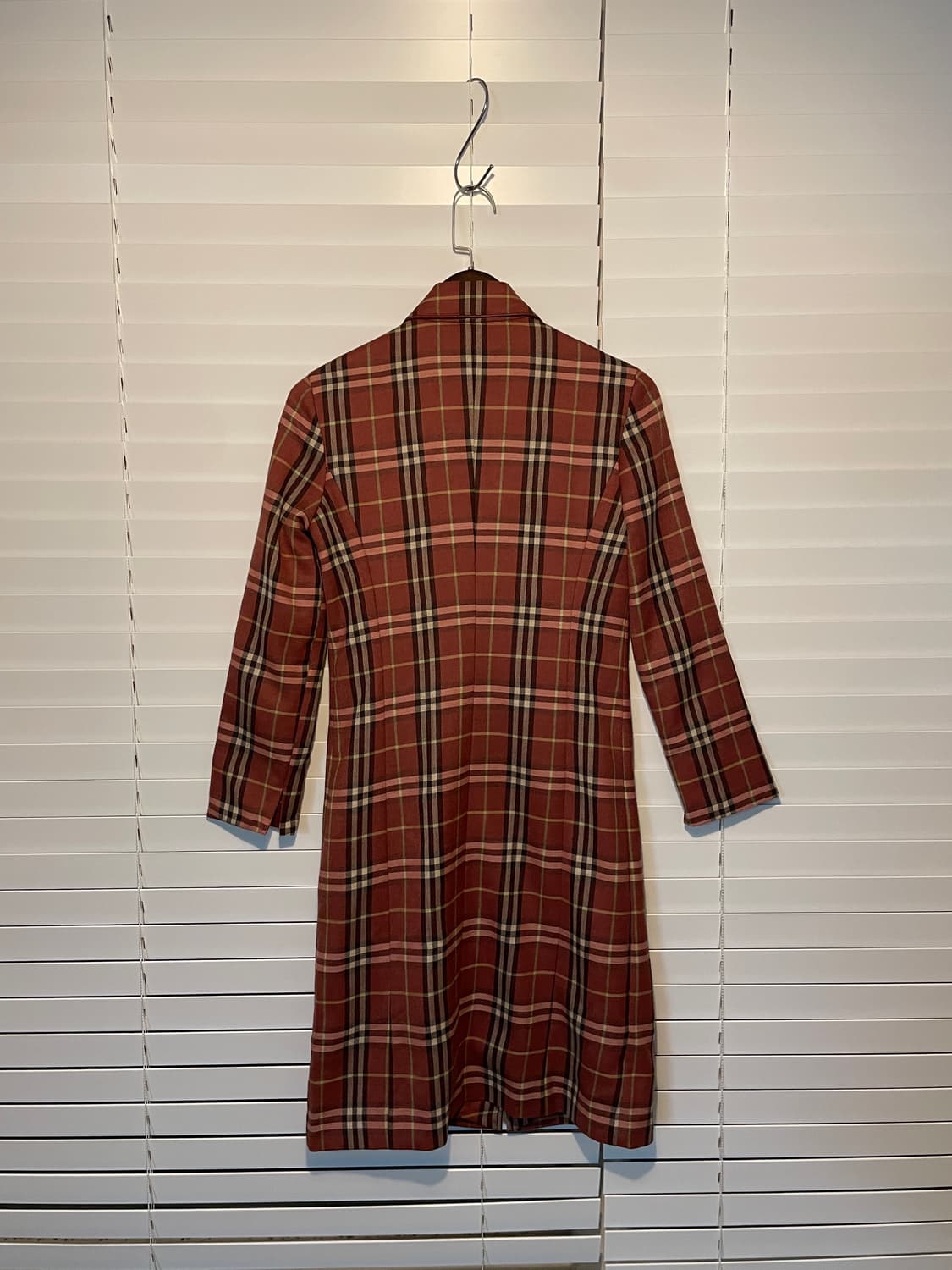 버버리 블루라벨 레드체크 원피스 상품이미지4