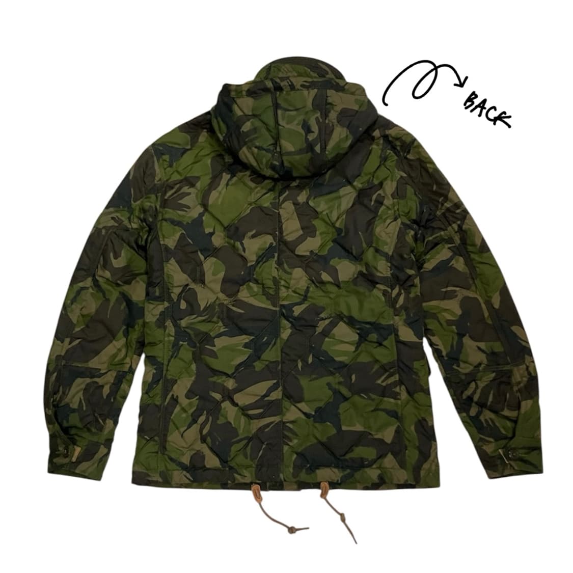 폴로 카모플라쥬 패딩 바람막이 S 상품이미지2