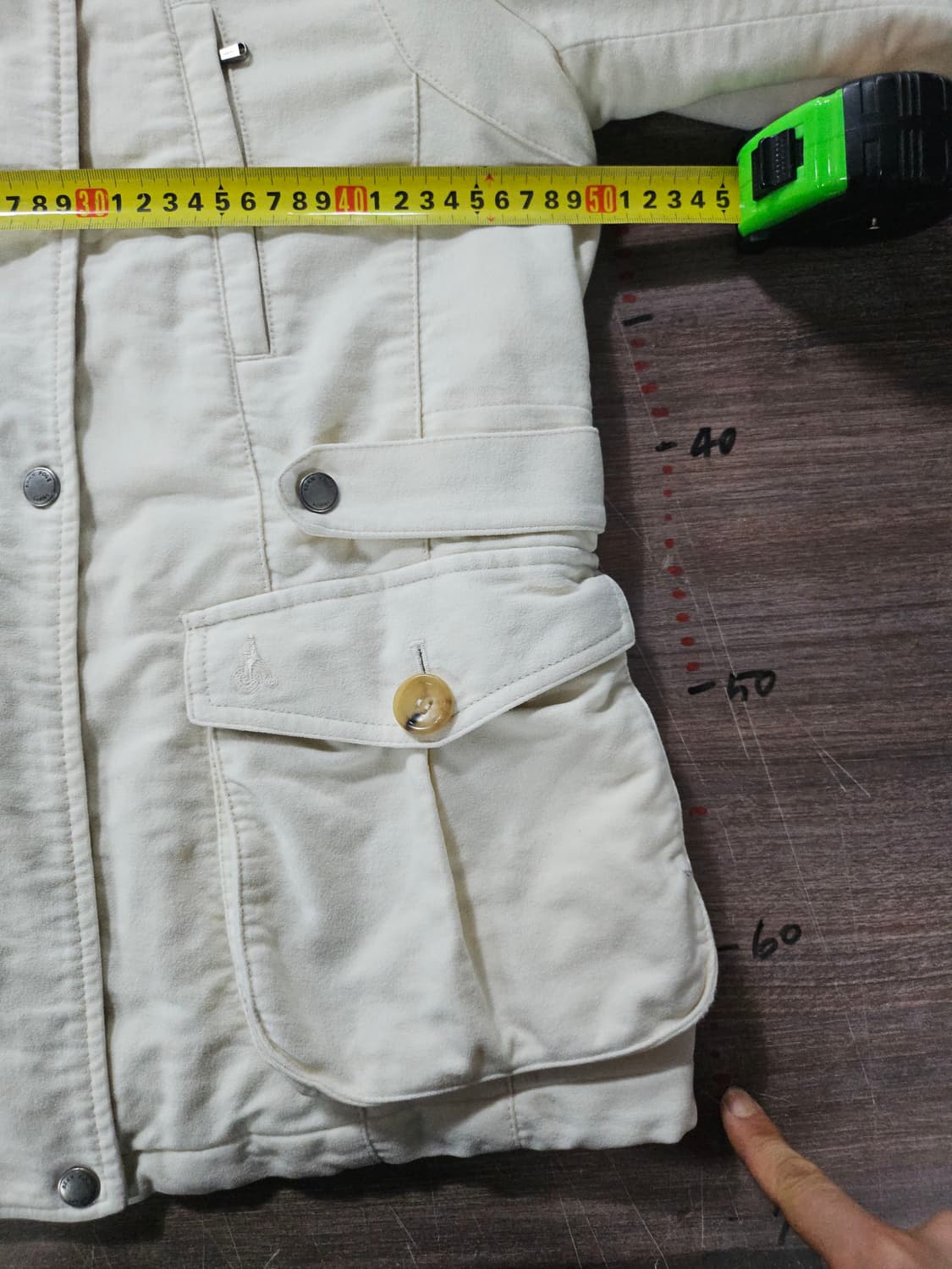 빈폴 아이보리 면 자켓 95 상품이미지7