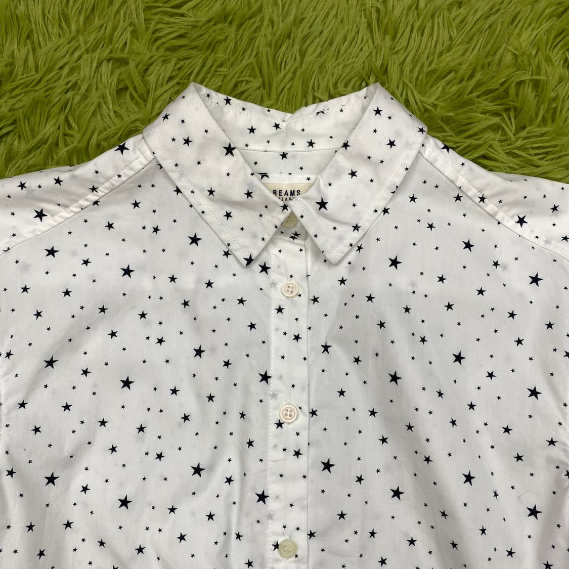 빔즈 하트 스타 도트 패턴 셔츠 상품이미지2