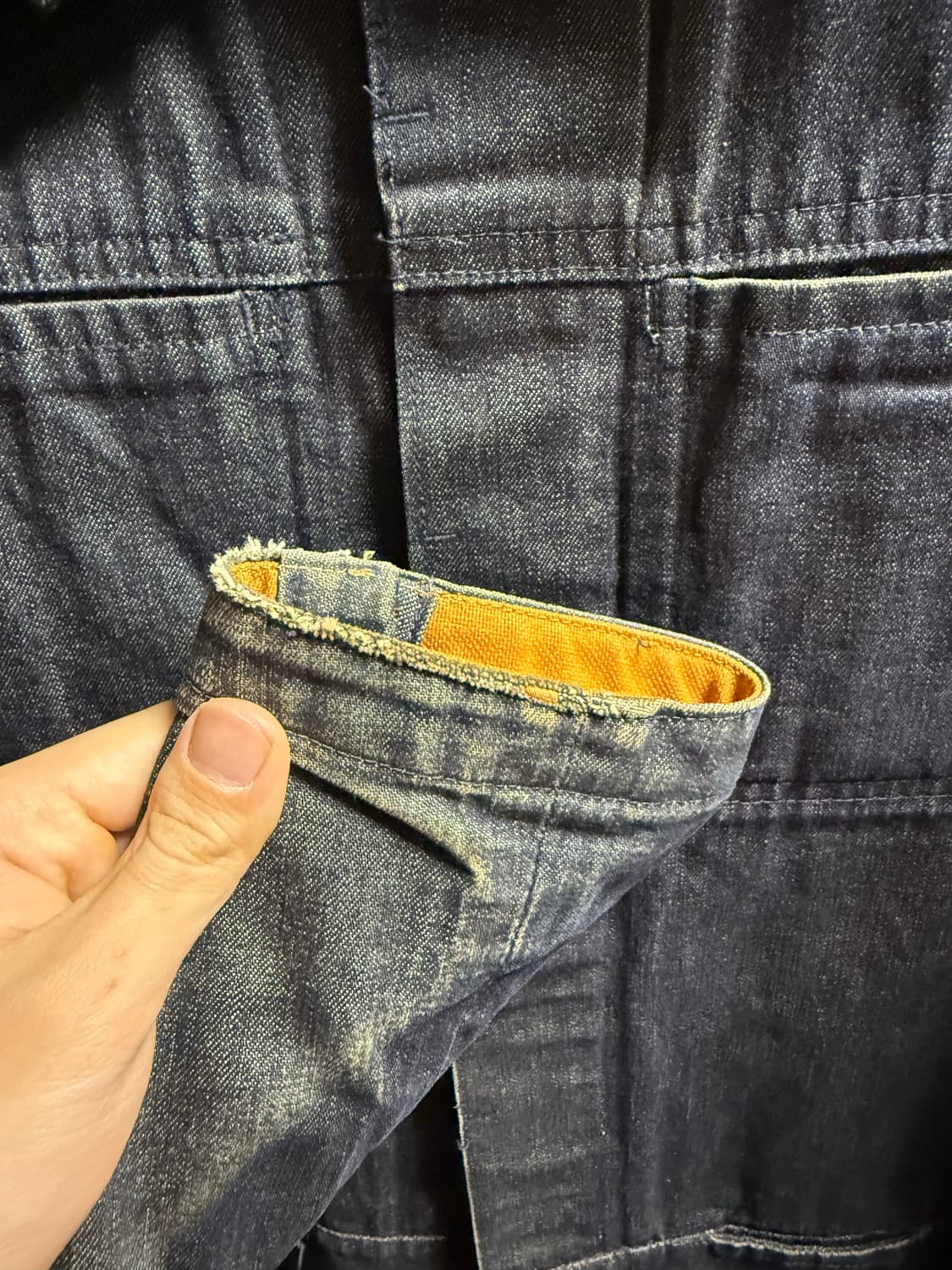 미니멀 데님 자켓 상품이미지3