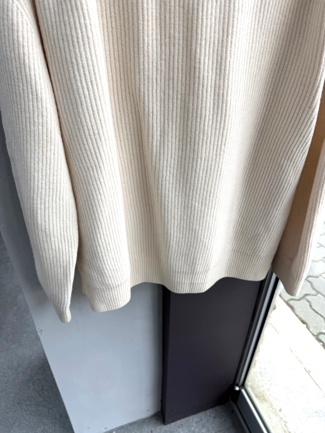 46/ 솔리드옴므 21FW 퓨어울 골지 니트 상품이미지7