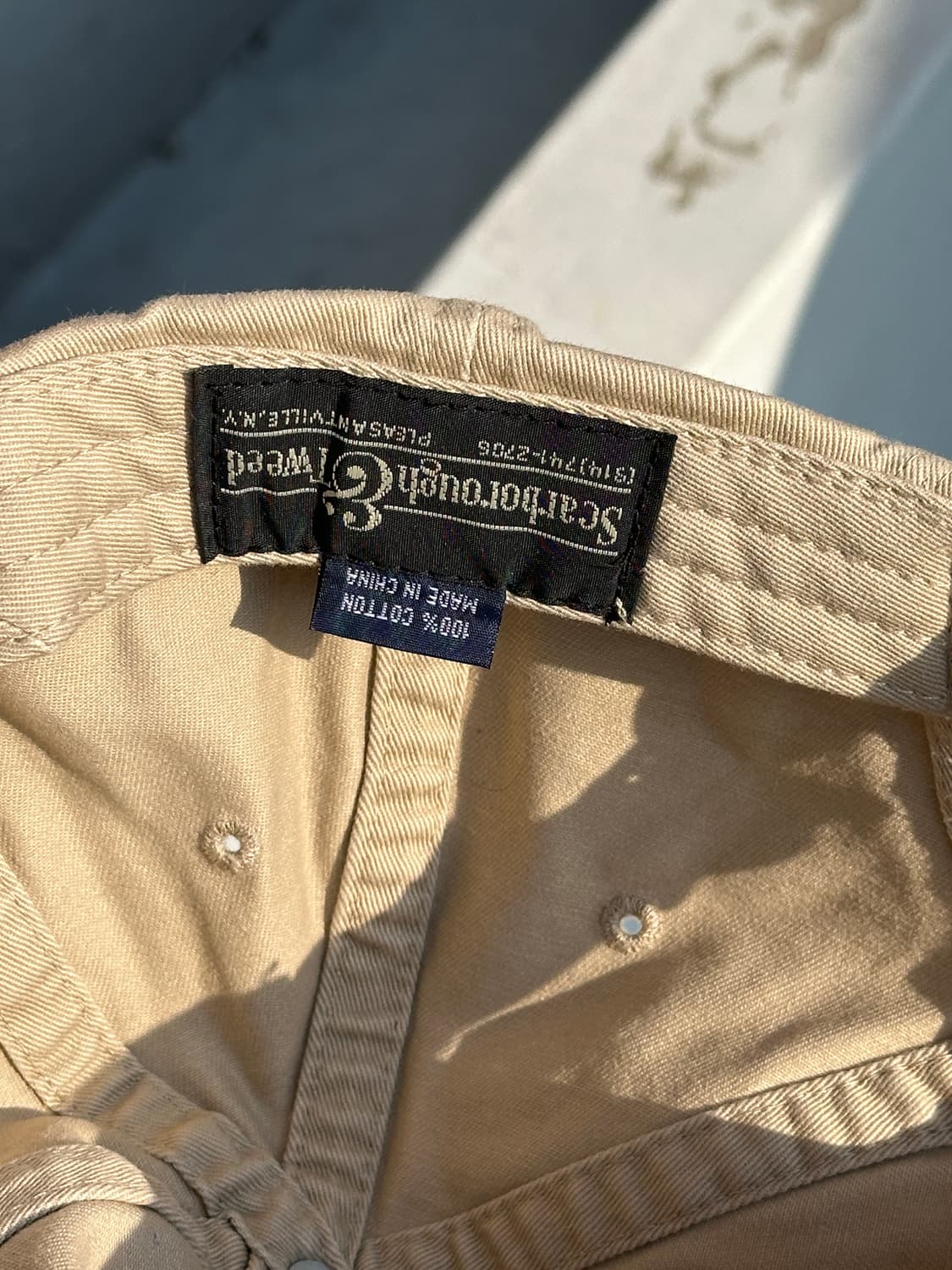 [F] 빈티지 베이지 볼캡 모자 상품이미지6