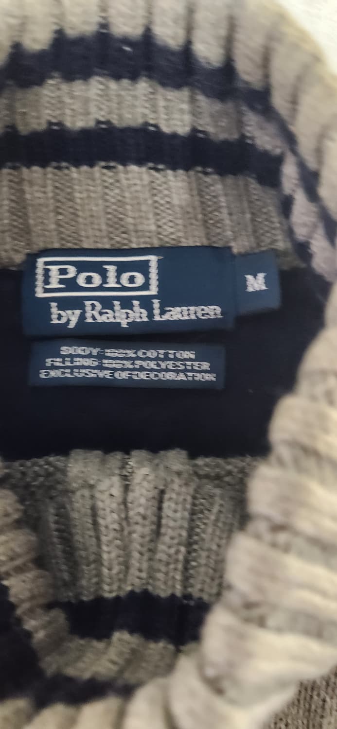 폴로 빅포니 네이비 니트집업 M 상품이미지2