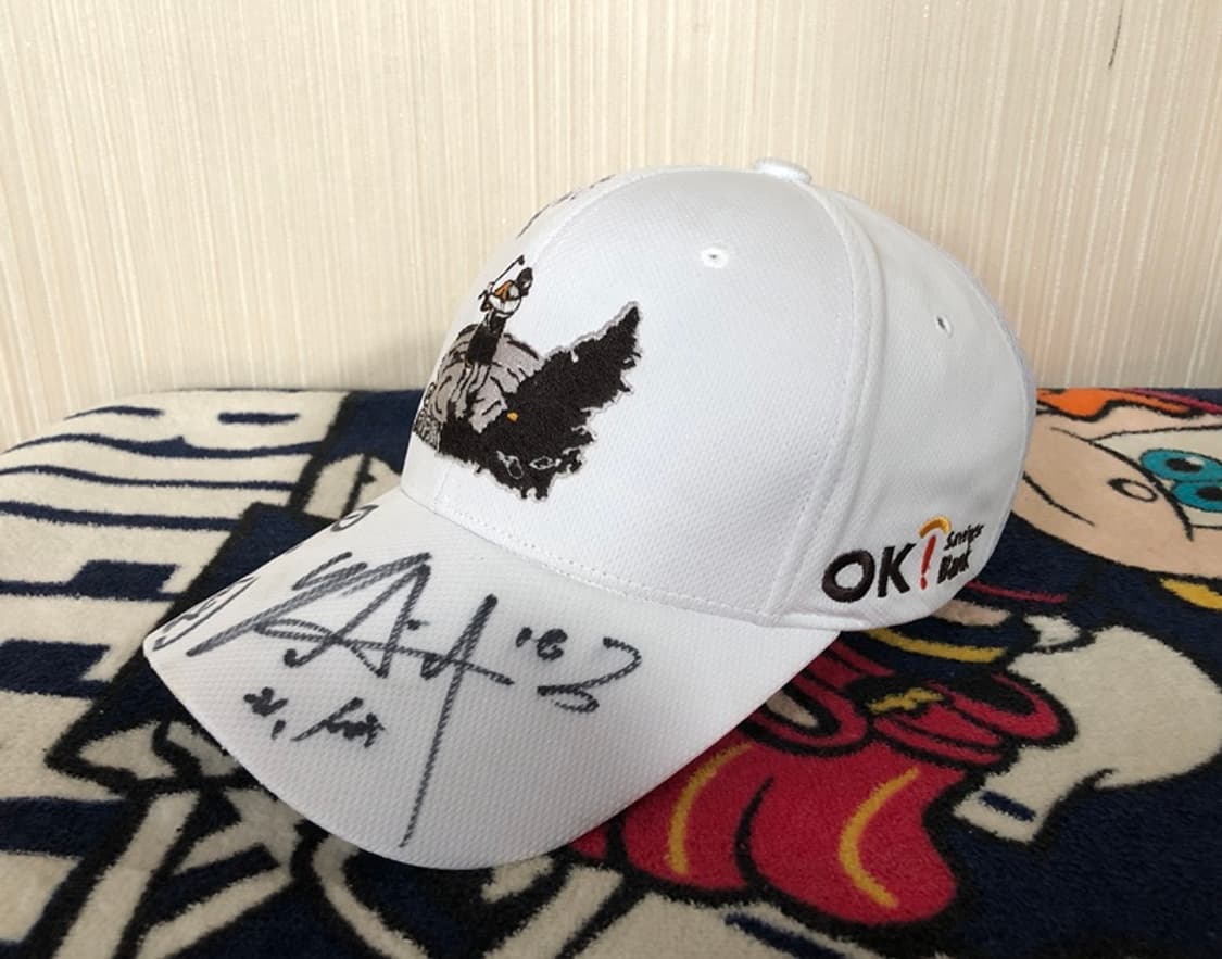 OK저축은행 박세리 INVITATIONAL 박세리,프로골퍼3인 싸인모자 상품이미지2