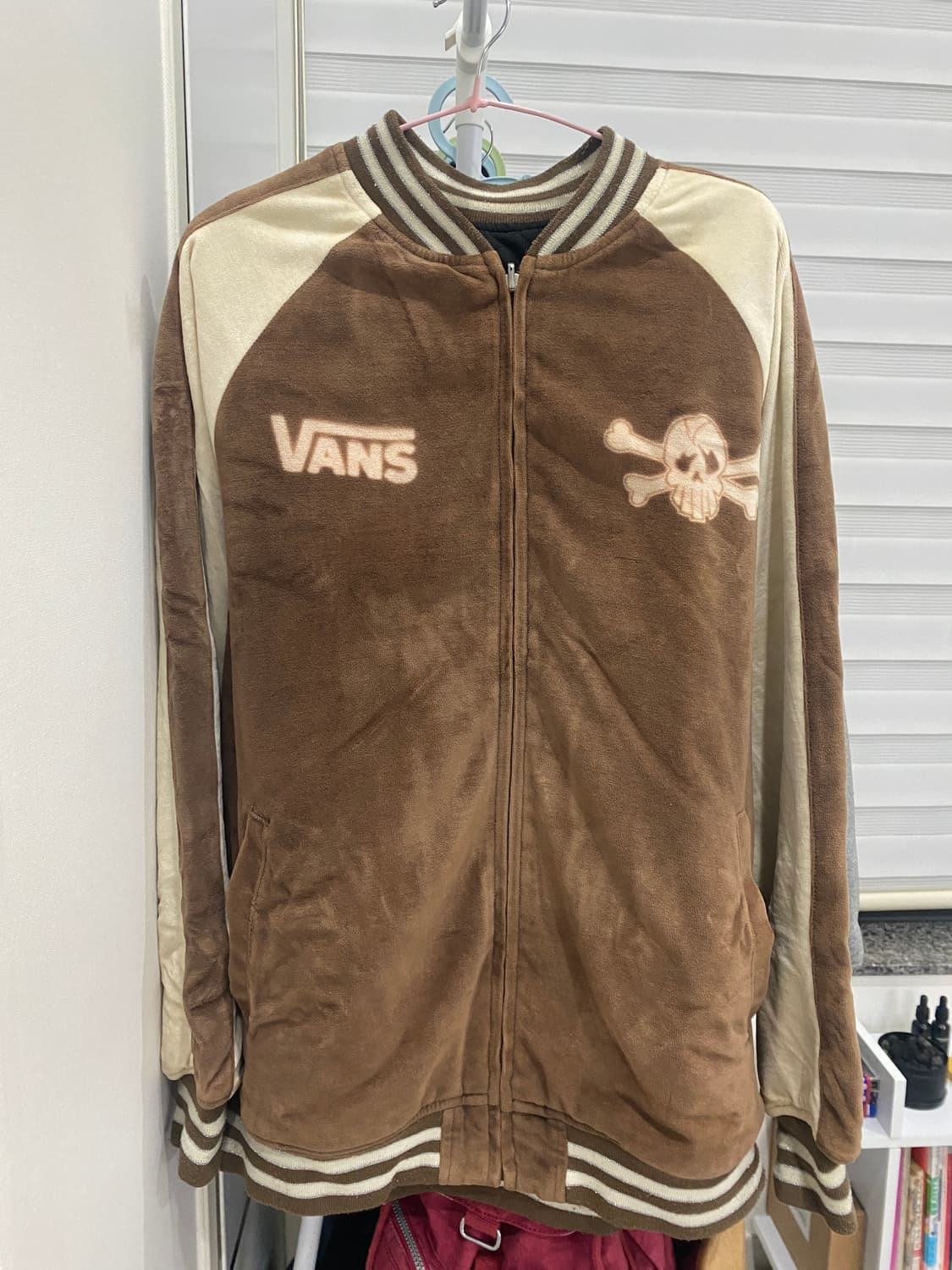 반스 벨벳 자켓 브라운 상품이미지1