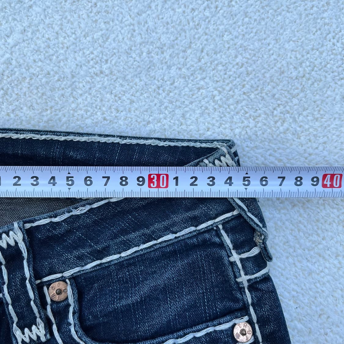 26 트루릴리젼 스티치 부츠컷 데님 0310M 상품이미지5