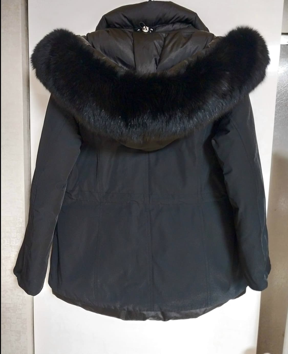 칼라거펠트 구스다운 폭스퍼 패딩 상품이미지6