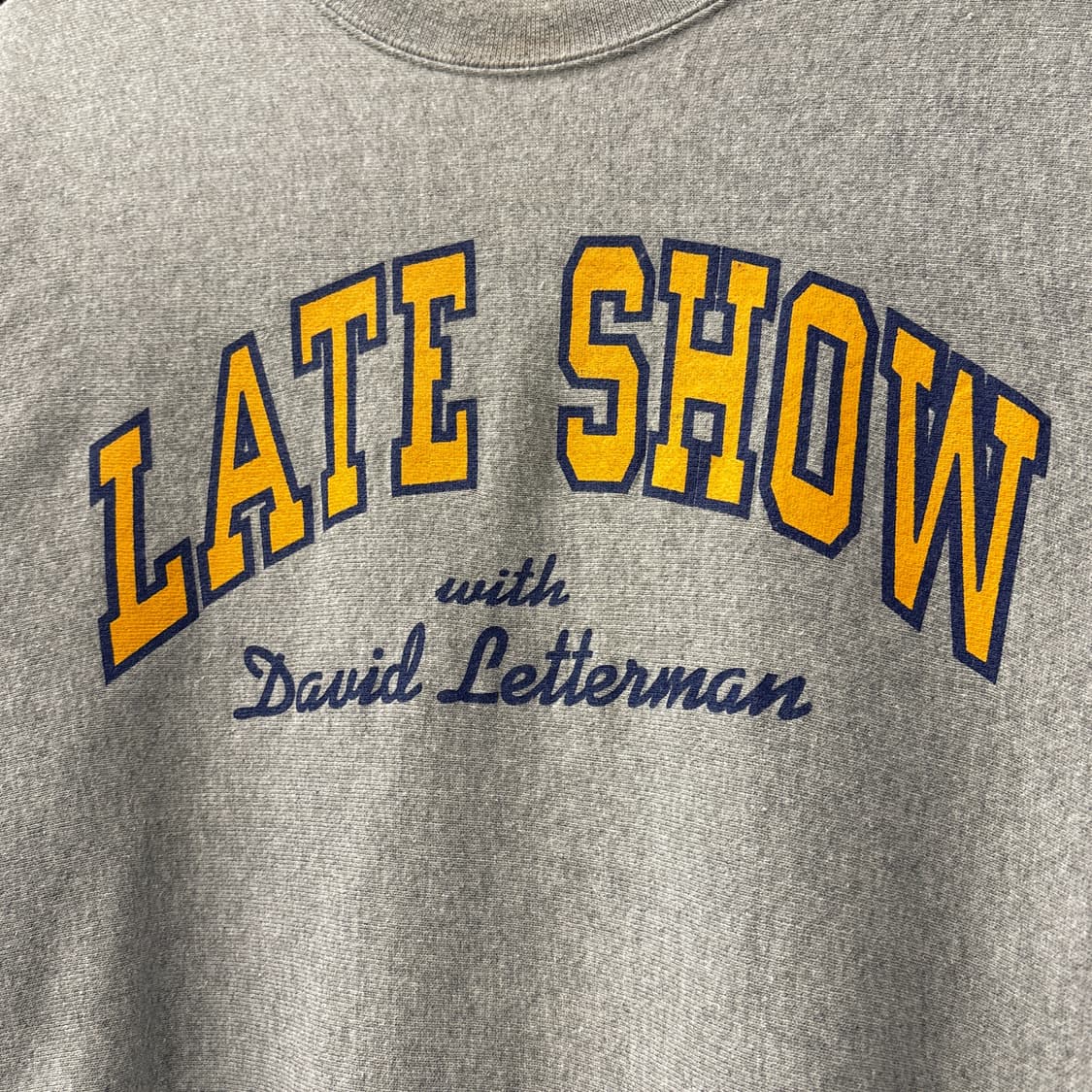 90s 리 리버스위브 Late Show 레터링 굿즈 스웻셔츠 N1217 상품이미지7