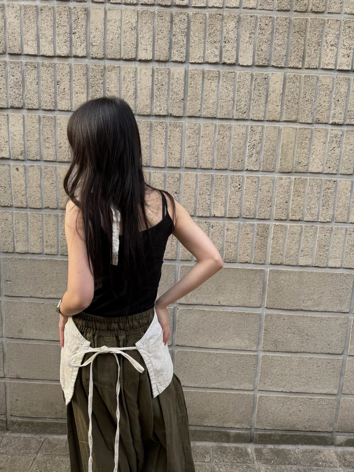 캐피탈 멀티 포켓 디테일 에이프런 상품이미지9