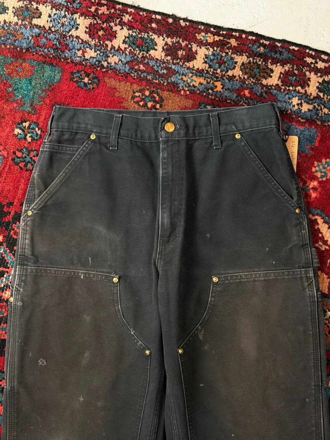 OG USA Made 칼하트 더블니 블랙 칼하트 B01 썩블니 상품이미지5