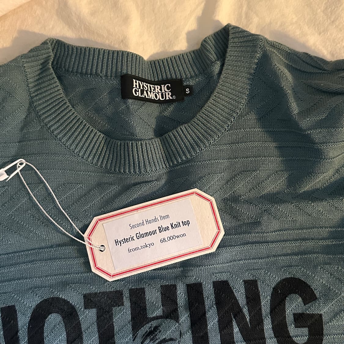 히스테릭글래머 일본 빈티지 반팔니트  상품이미지2