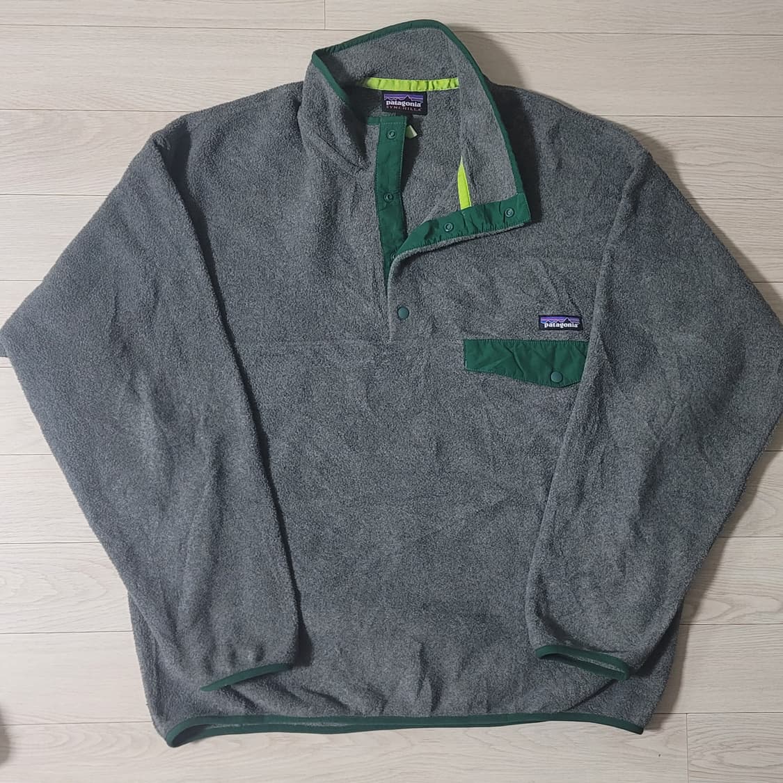 [ L ] 파타고니아 신칠라 라이트웨이트 니켈/그린 상품이미지1