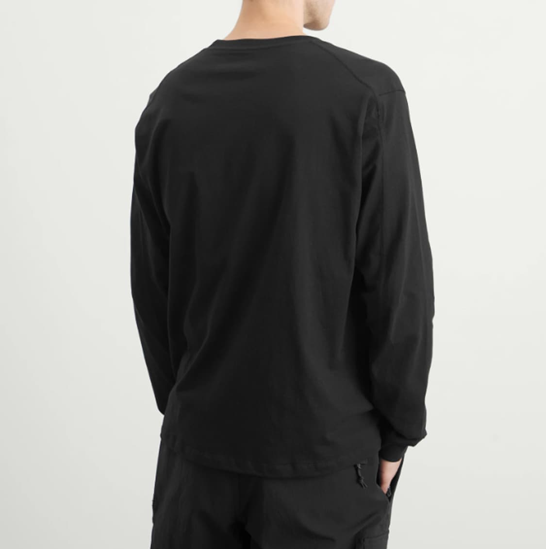 [S,M,XXL] 아크테릭스 크래그 코튼 롱슬리브 티셔츠 24K 블랙 상품이미지6