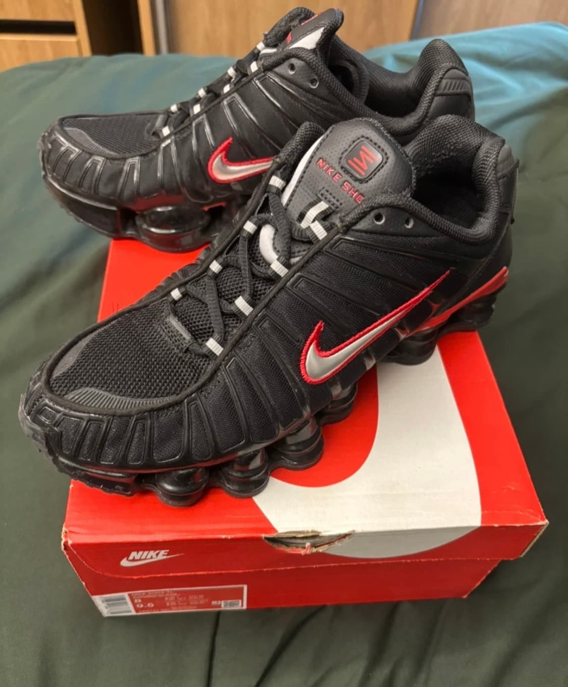 나이키 샥스 TL 유니버시티 레드 (검빨) 상품이미지1