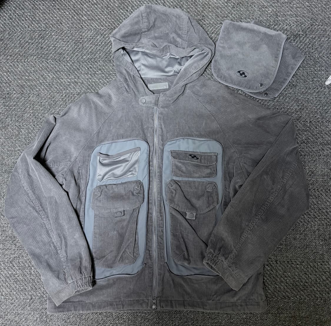 23FW 산산기어 코듀료이 자켓 그레이 1사이즈 상품이미지2