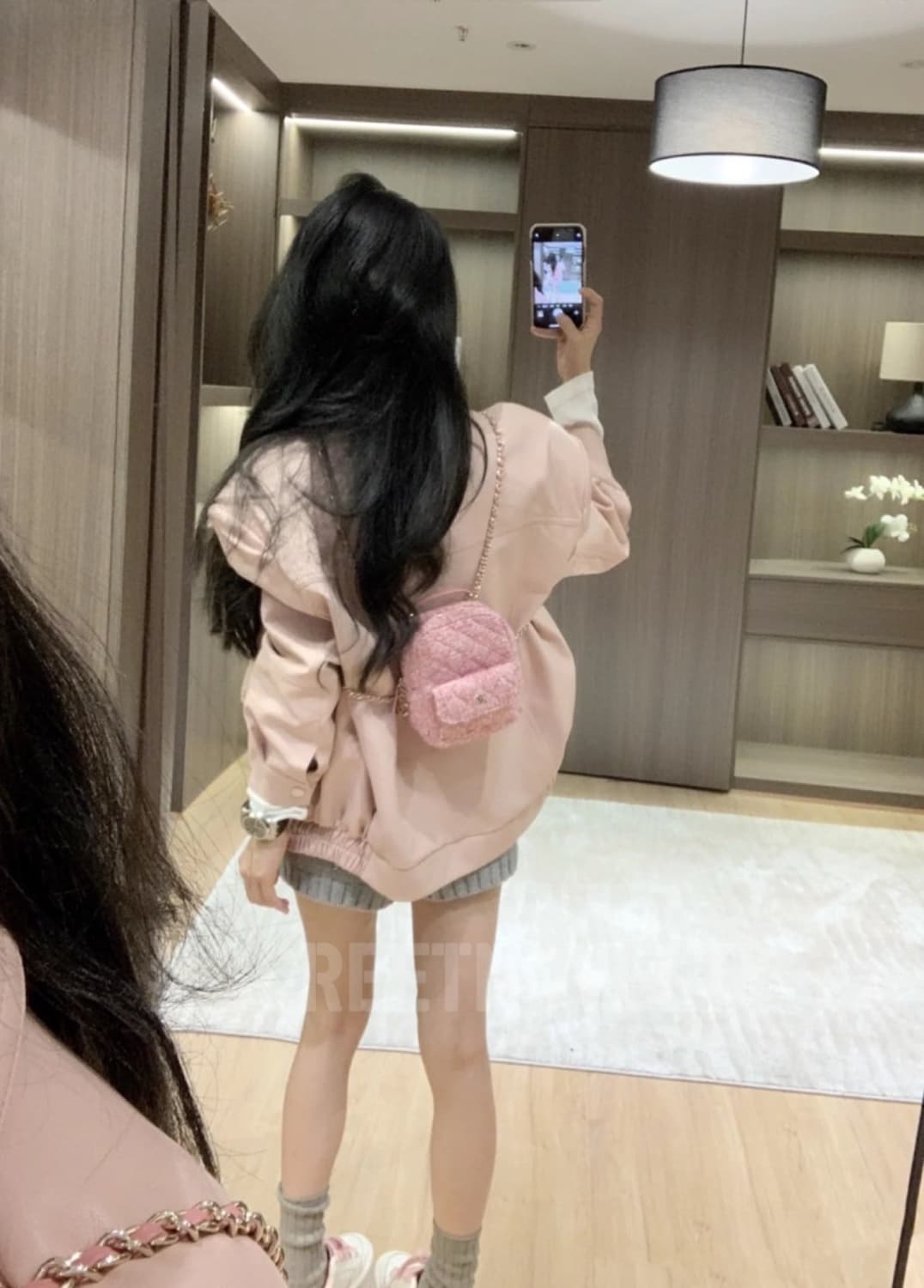 샤넬뷰티 트위드 미니백팩 핑크 기프트 백 무료배송 상품이미지1