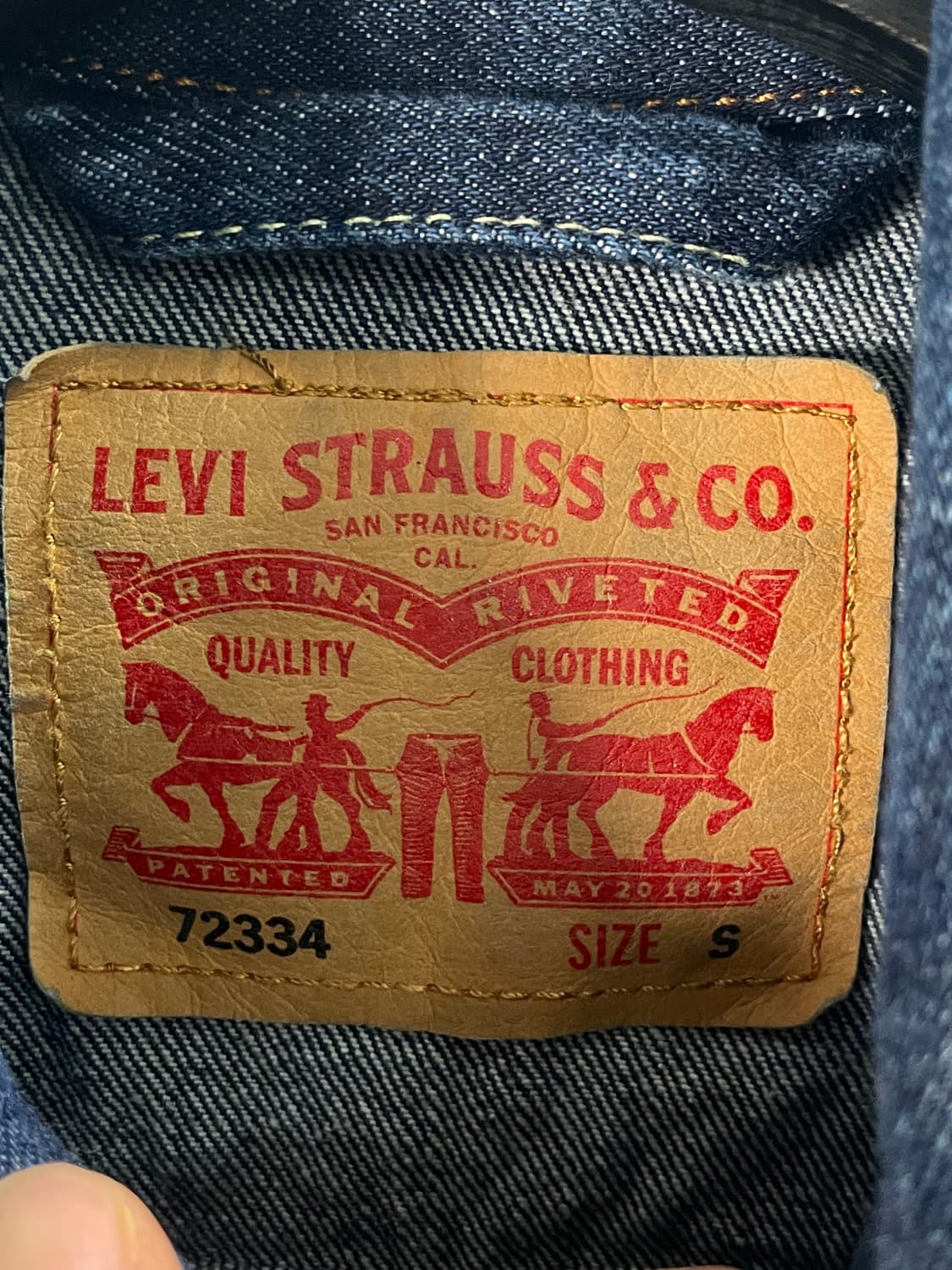 리바이스 진청 데님 자켓 (on.14) 상품이미지5