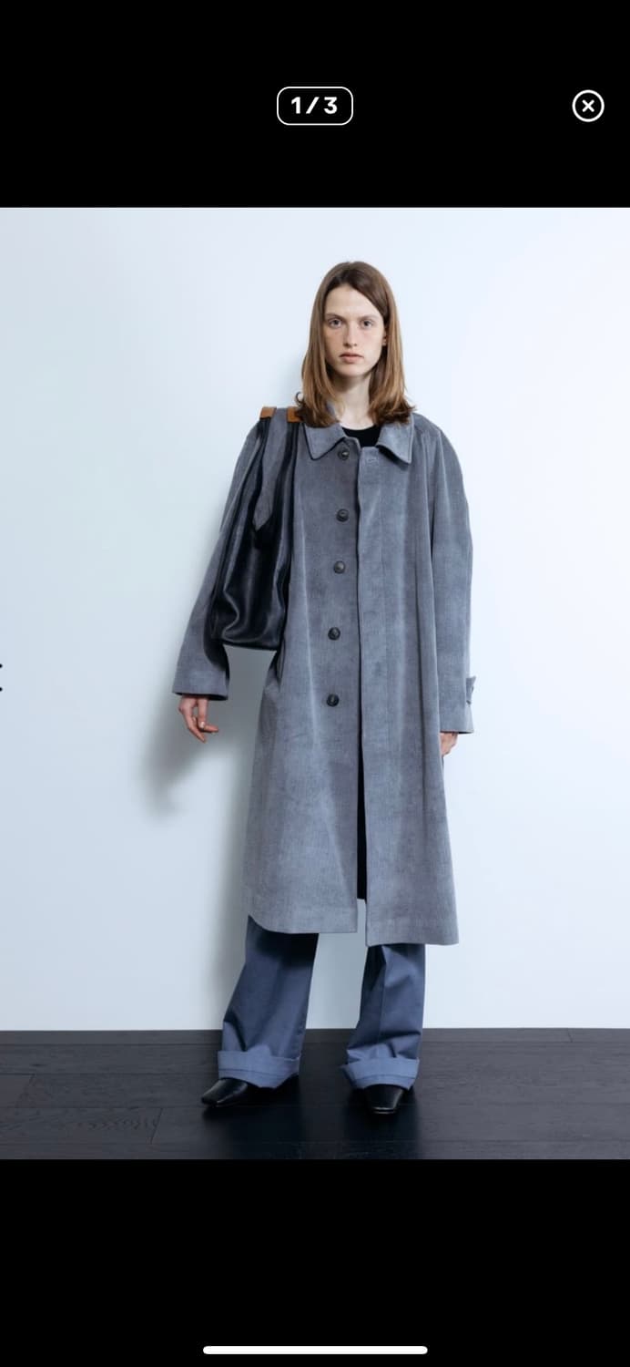 문달 코듀로이 레글런 코트 상품이미지1