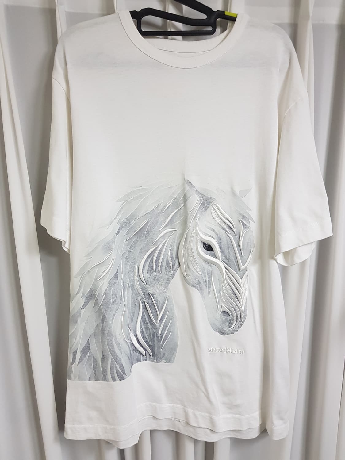 준지 레터링 자수 반팔티 프리사이즈 상품이미지1