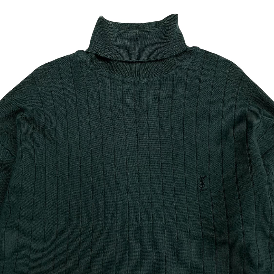 입생로랑 미니로고 딥그린 폴라니트 상품이미지4