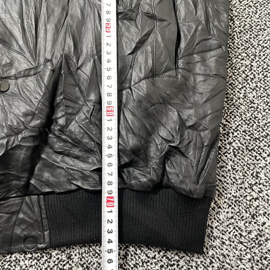 빈티지9. 일본빈티지 퍼킹어썸 필름 스트립 자켓 봄버 가죽 스트릿 상품이미지6