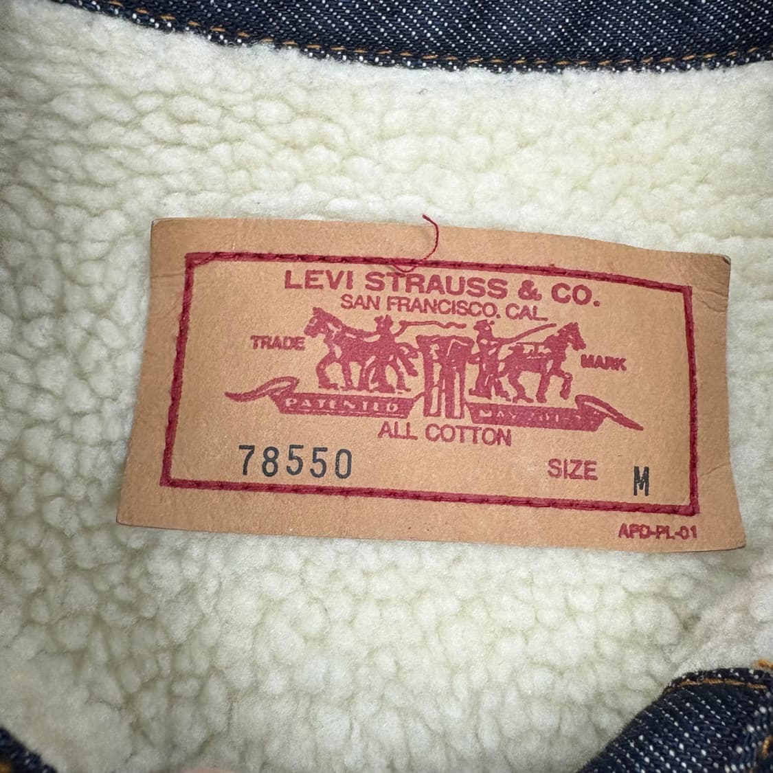 (90)리바이스타입원셰르파데님자켓 상품이미지4