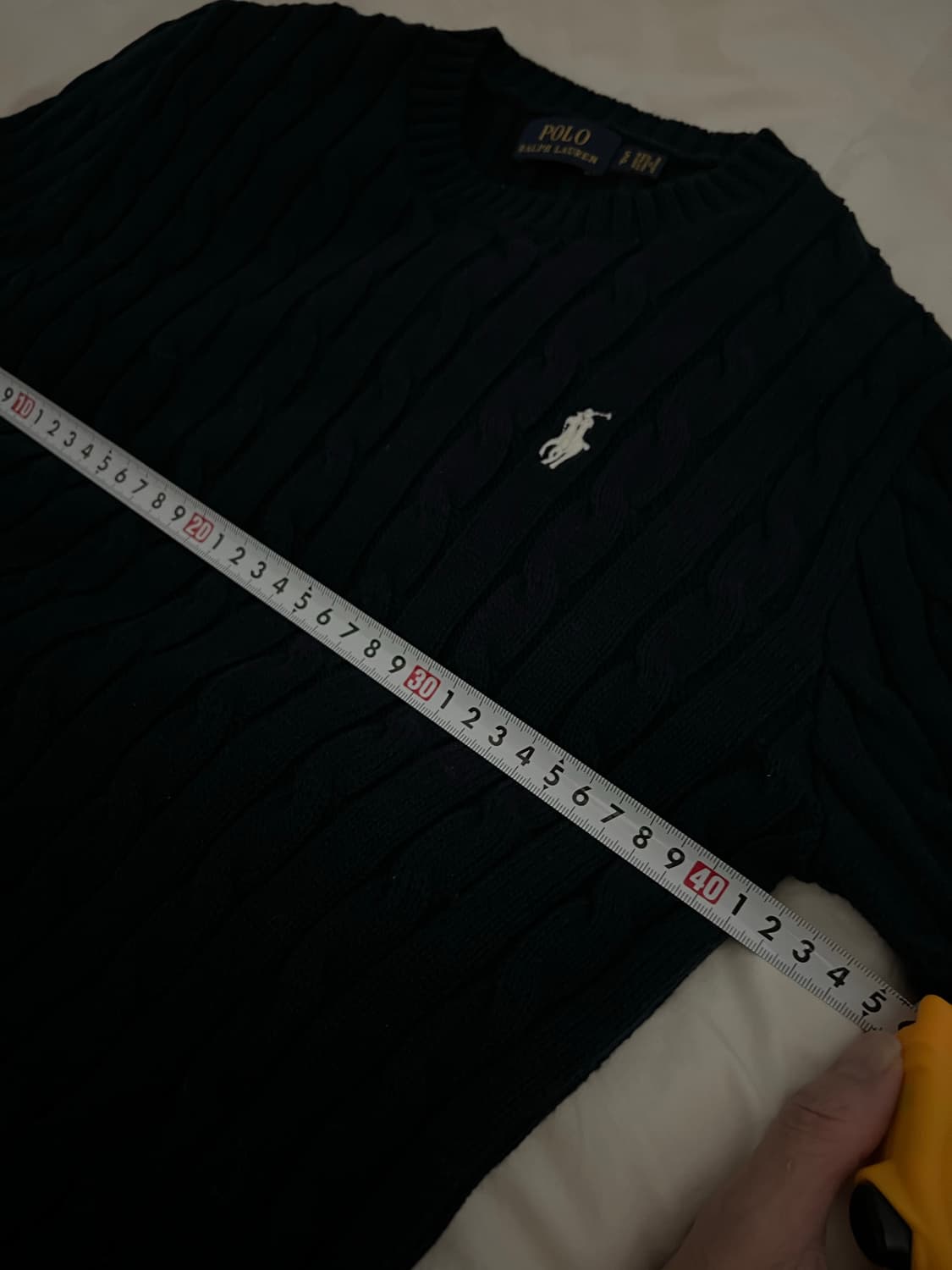 랄프로렌  정품!! 꽈배기 네이비 사이즈s 상품이미지2