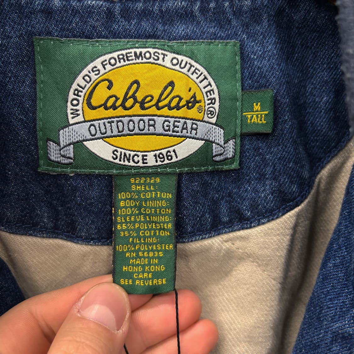 90s Cabla's FFA 빅패치 데님 코튼 바시티 자켓 N525 상품이미지7