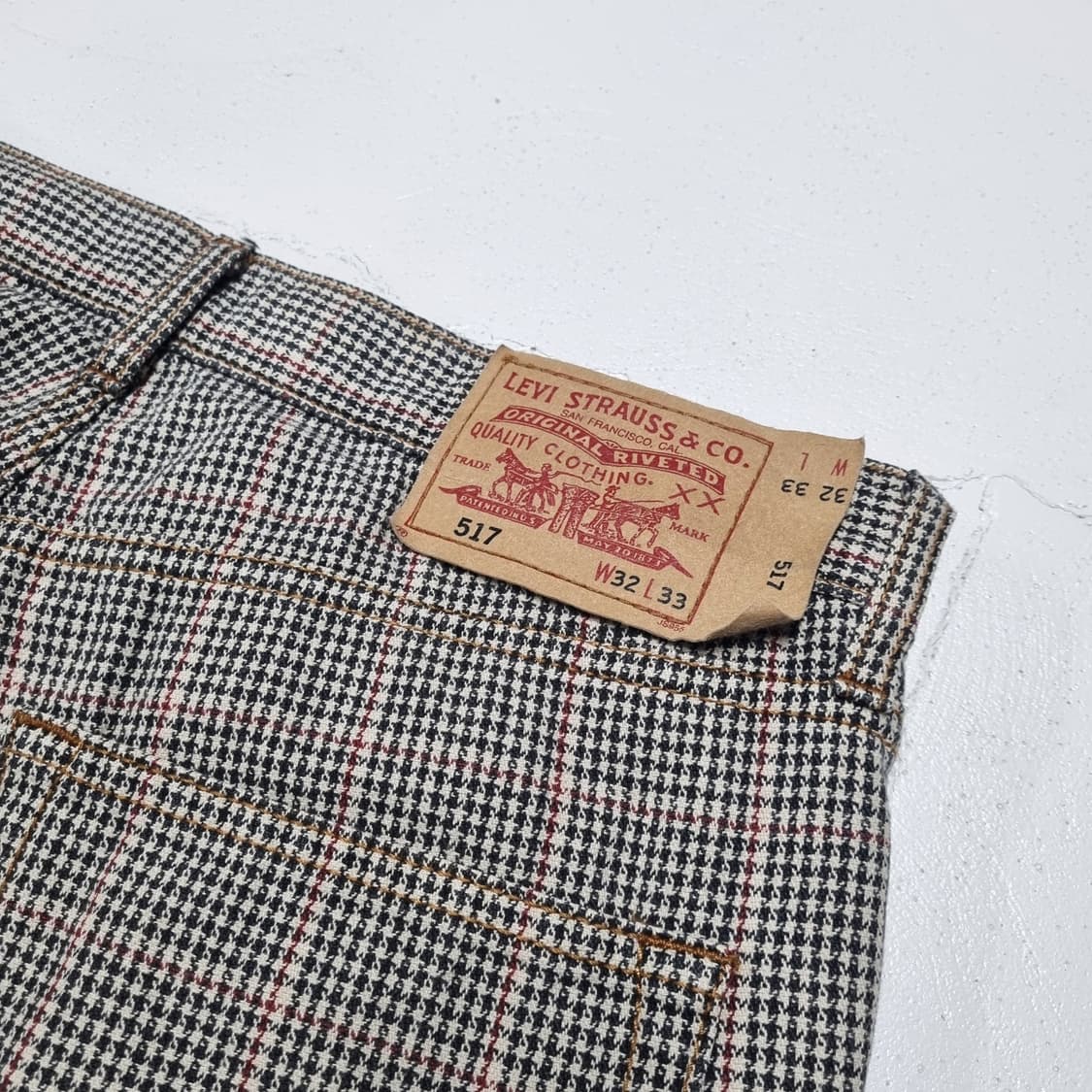 00S Levis 517 부츠컷 하운드투스 - 32x33 상품이미지7