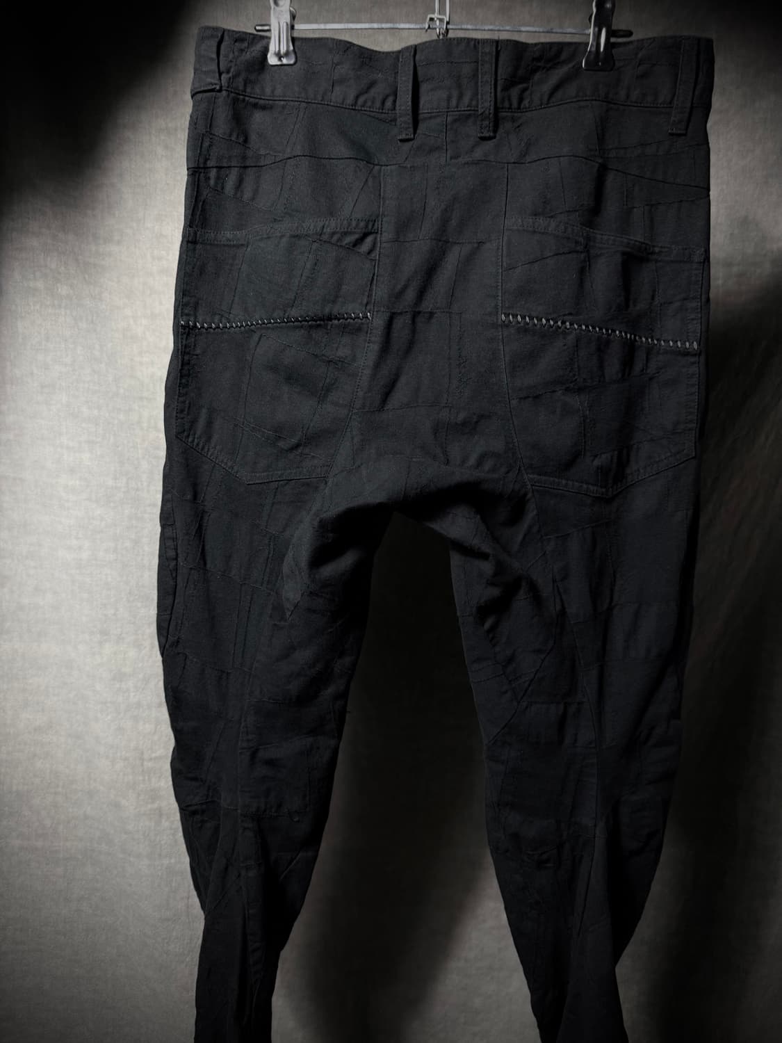 D.HYGEN Patchwork Overlock Curved Pants  상품이미지6