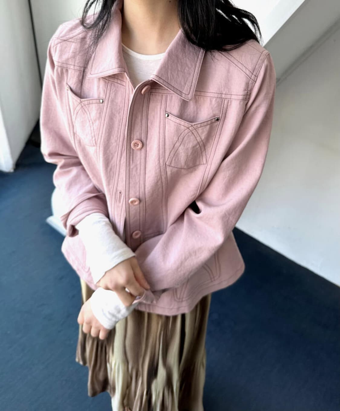 Washed poly design single jack 상품이미지8